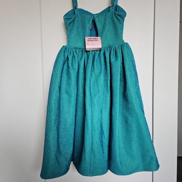 NWT Turquoise Swing Jawbreaker Dress - Picture 5 of 6